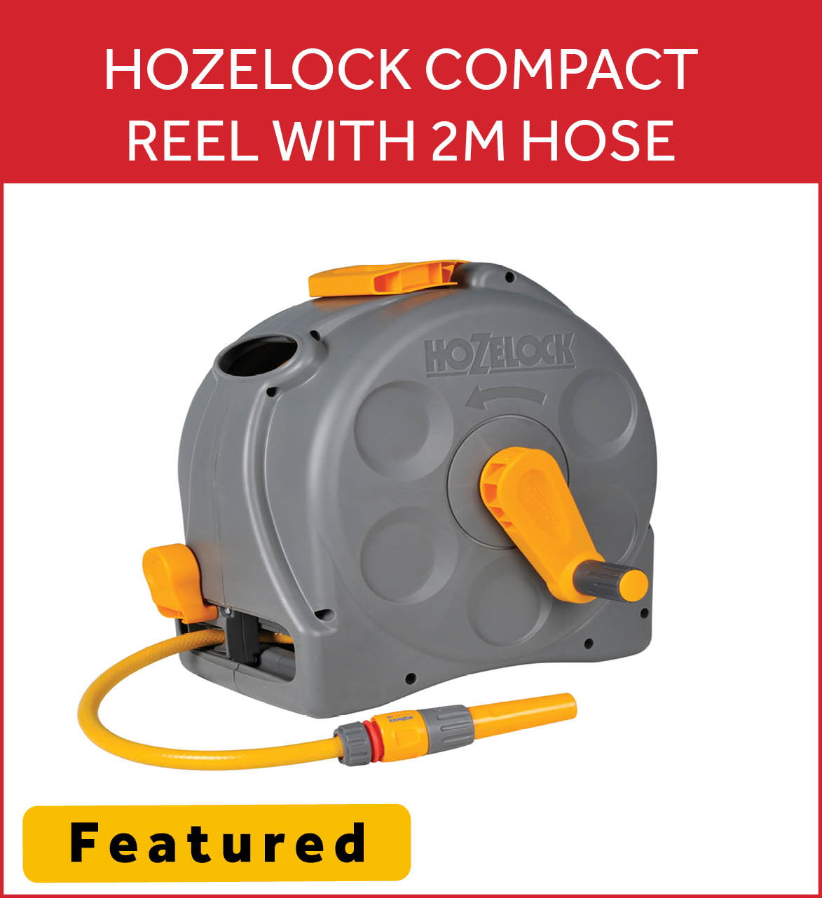 Hozelock Compact Reel with 25m Hose
